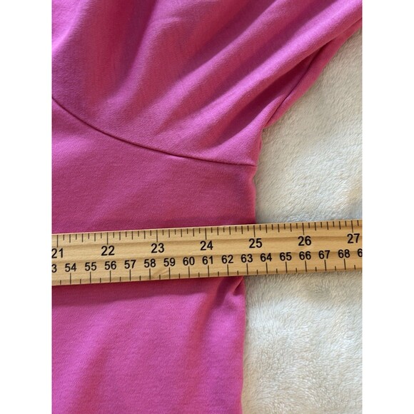 LL Bean Shirt Size 3X Plus Supima Cotton Tee 3/4 Sleeve Stretchy Classic Basic - Picture 7 of 8